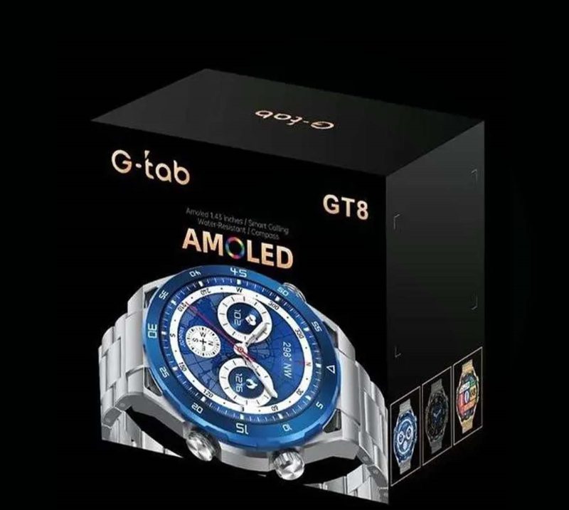 ساعت هوشمند جی تب مدل GT8 AMOLED